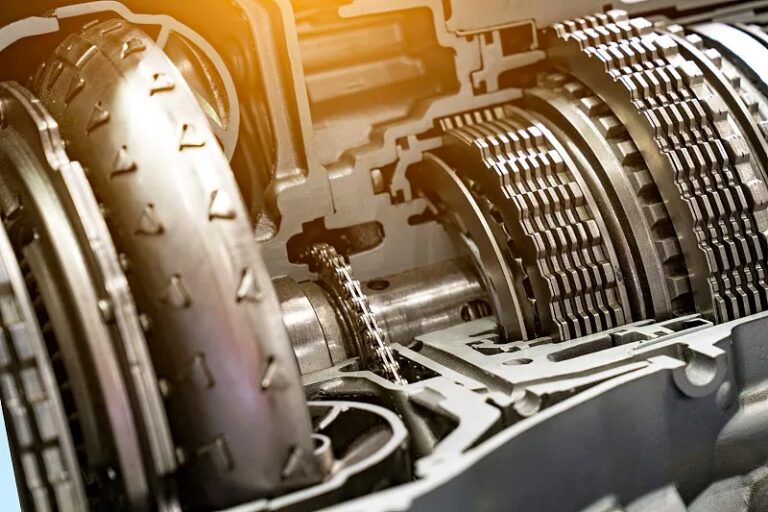 Transmission gear close-up