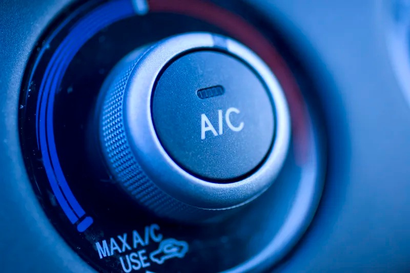 Car AC button