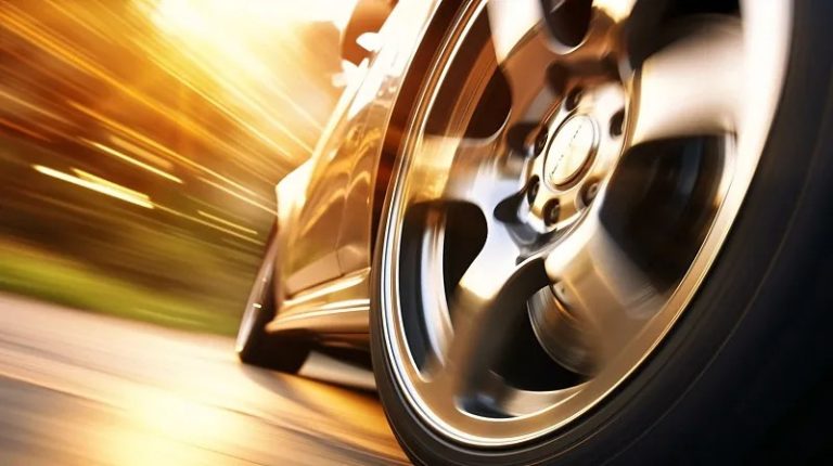 Tires running at high speed
