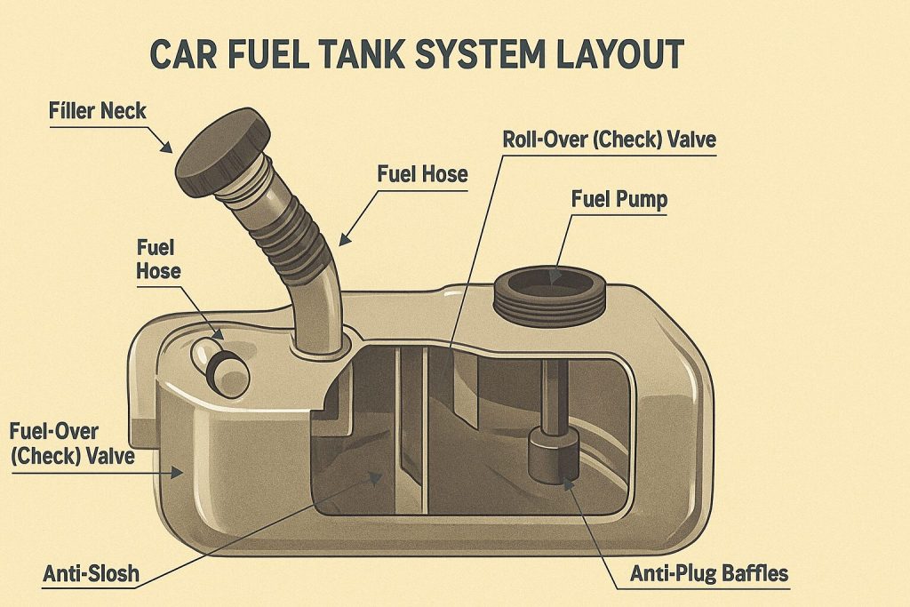 How a car's fuel tank works