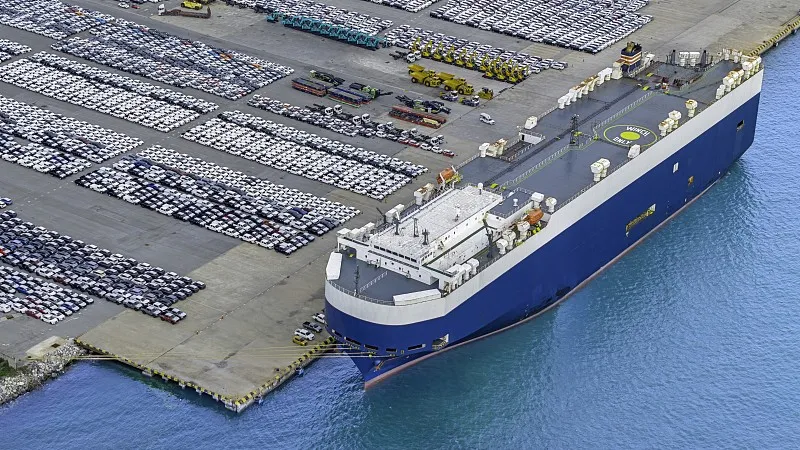 Photos of car export ports